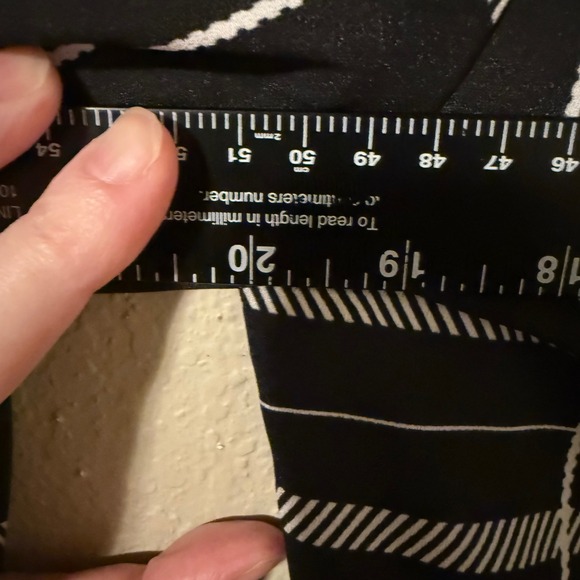 Alex Marie Paulina Blouse Black Ivory Plaid Tie Neck Long Sleeve Women L - Picture 8 of 8